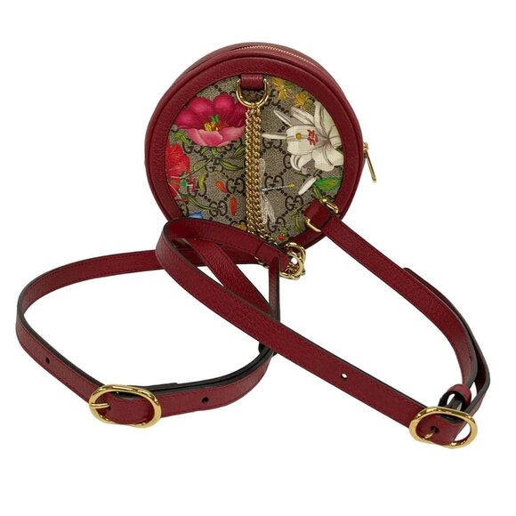 GUCCI Ophidia GG Mini Flora PVC Cotton Backpack bran870-101825 - Picture 2 of 16